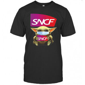 Star Wars Baby Yoda Mask Hug Sncf T-Shirt